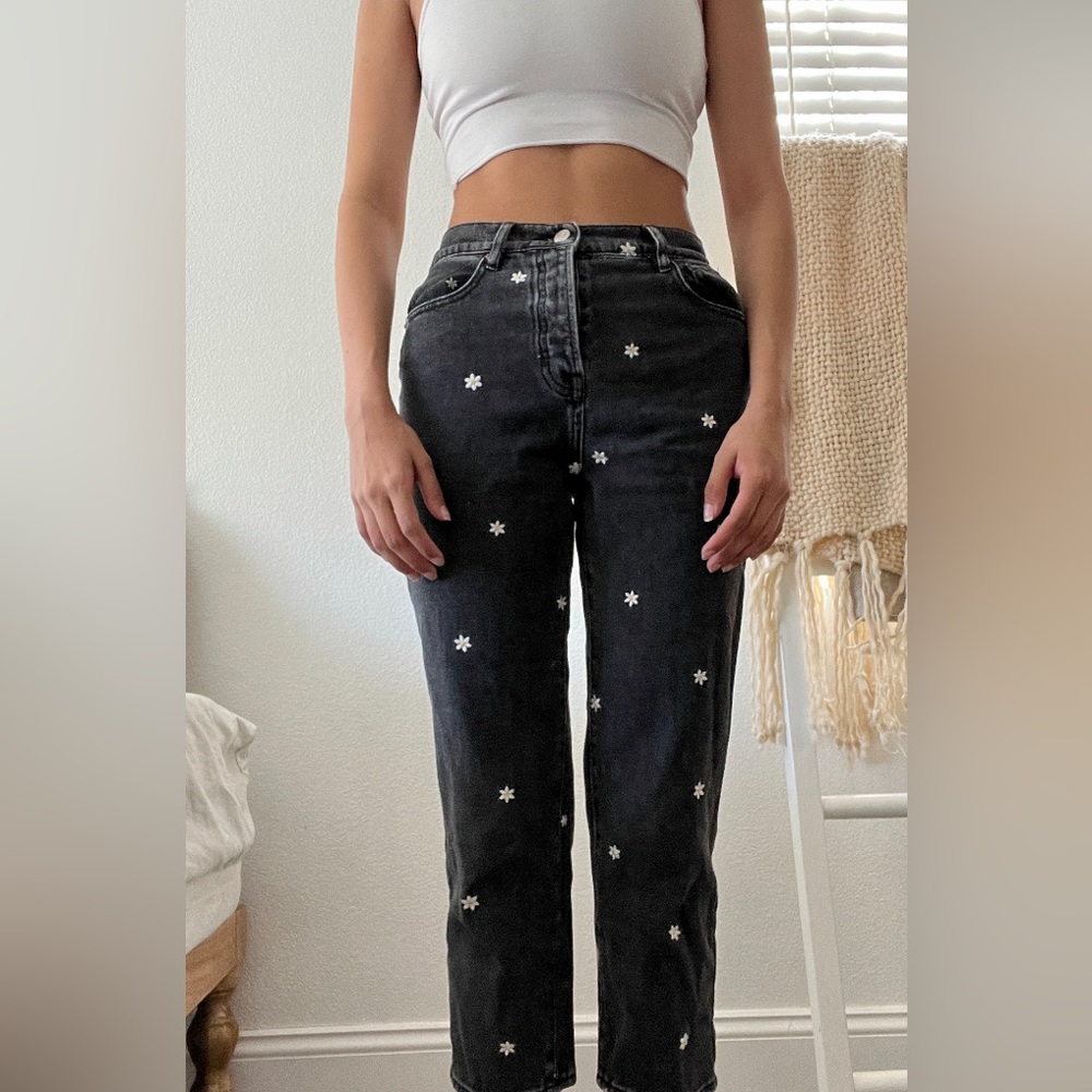 Black floral pants!!!